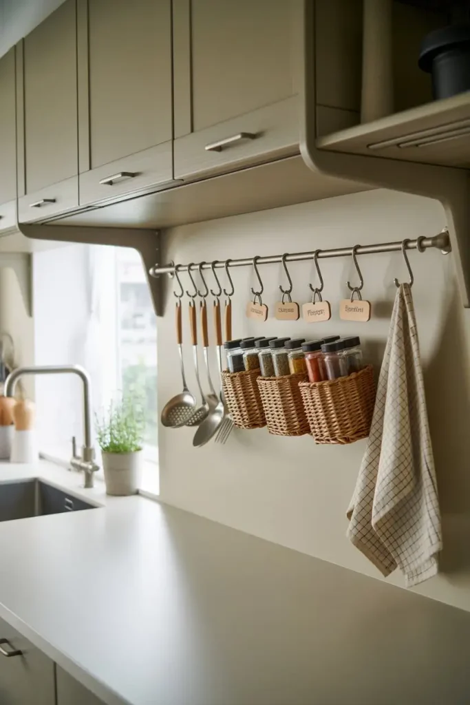 Add a Rail System Above the Counter