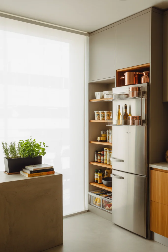 Build Storage Around the Fridge