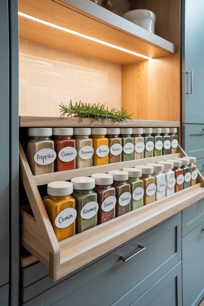 Create a Dedicated Spice Rack