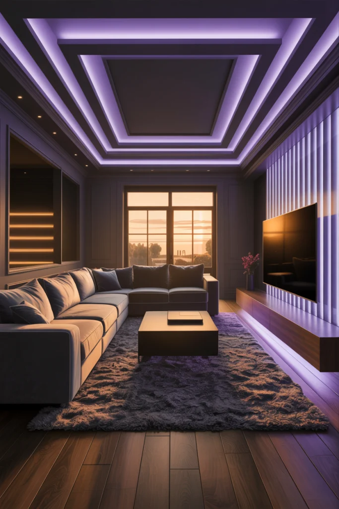Creating Drama in the Living Room with LED Layers