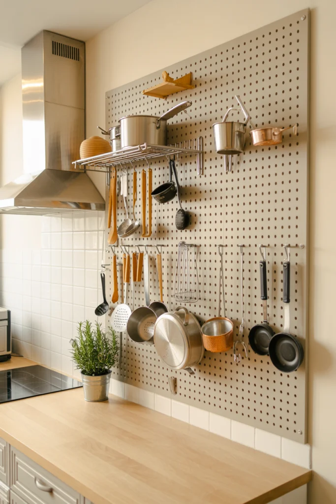 Hang a Pegboard for Flexible Storage