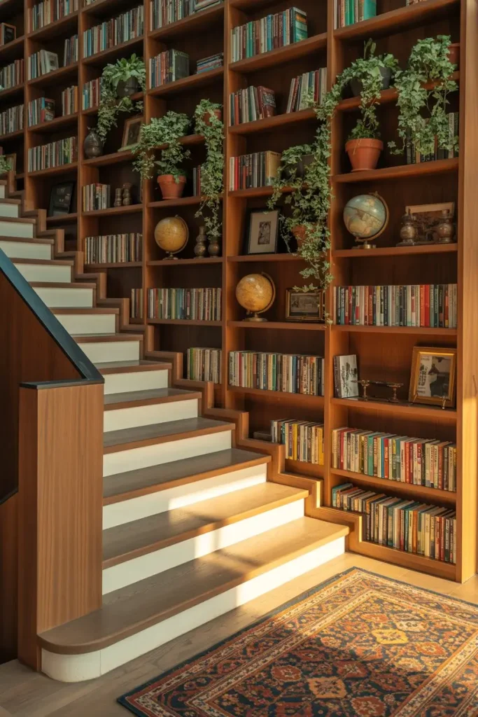 Install a Wall of Bookshelves