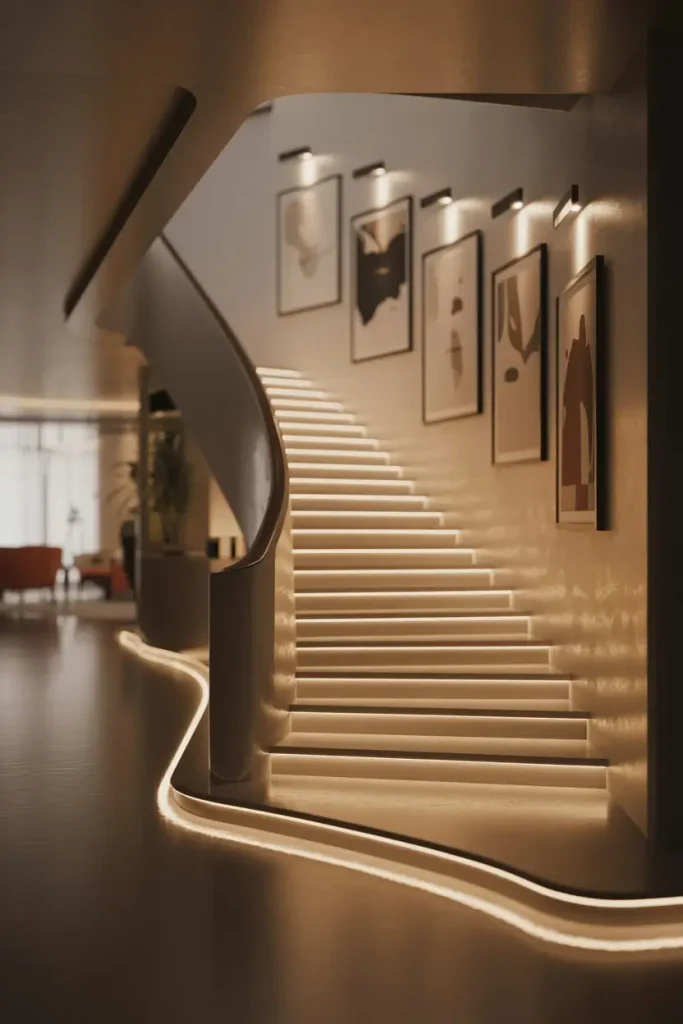 Modernizing Hallways and Staircases with LEDs
