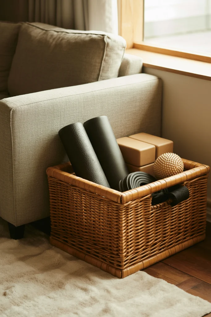 Open Baskets for Casual Storage