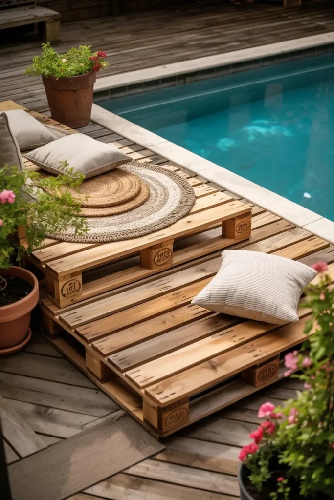 Pallet Wood Deck Surrounds