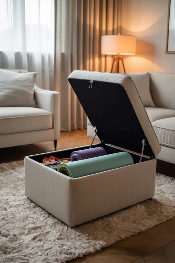 Storage Ottomans with Hidden Compartments