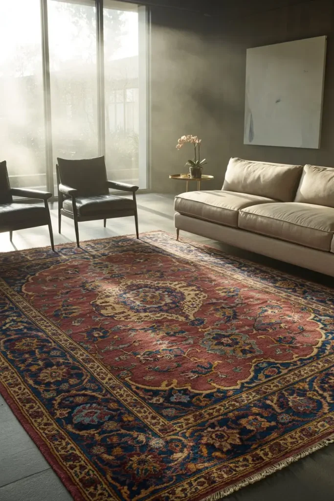 Use Rugs to Pull Everything Together