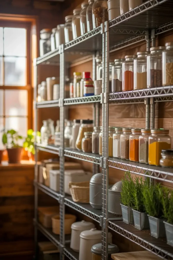 Use Wire Shelving for Flexible Storage