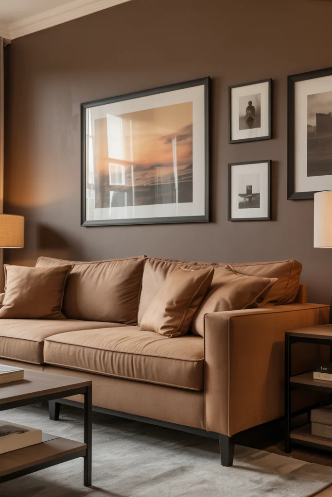Use art and photos to add personal contrast