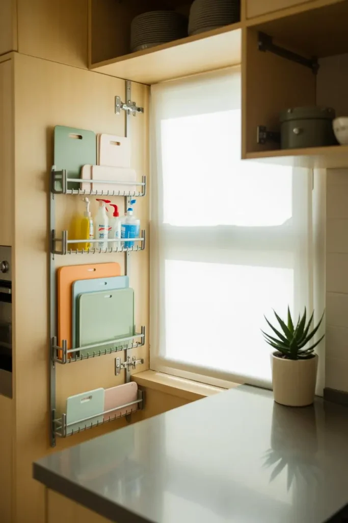 Use the Inside of Cabinet Doors