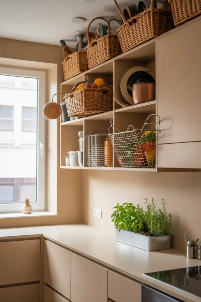 Use the Space Above Cabinets