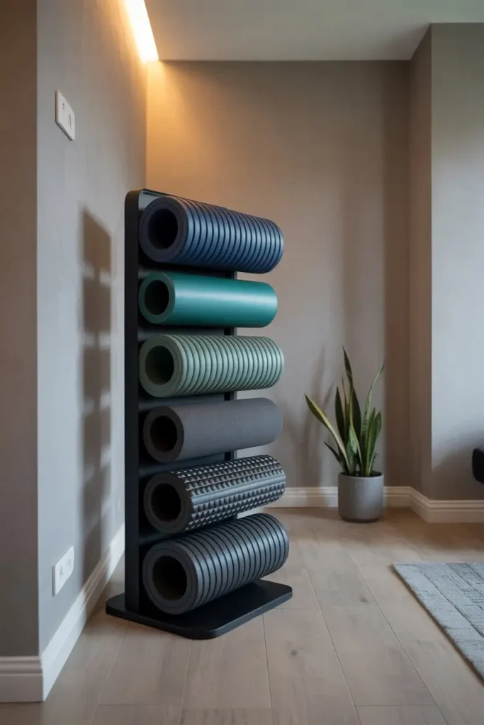 Vertical Storage Stands for Multiple Rollers