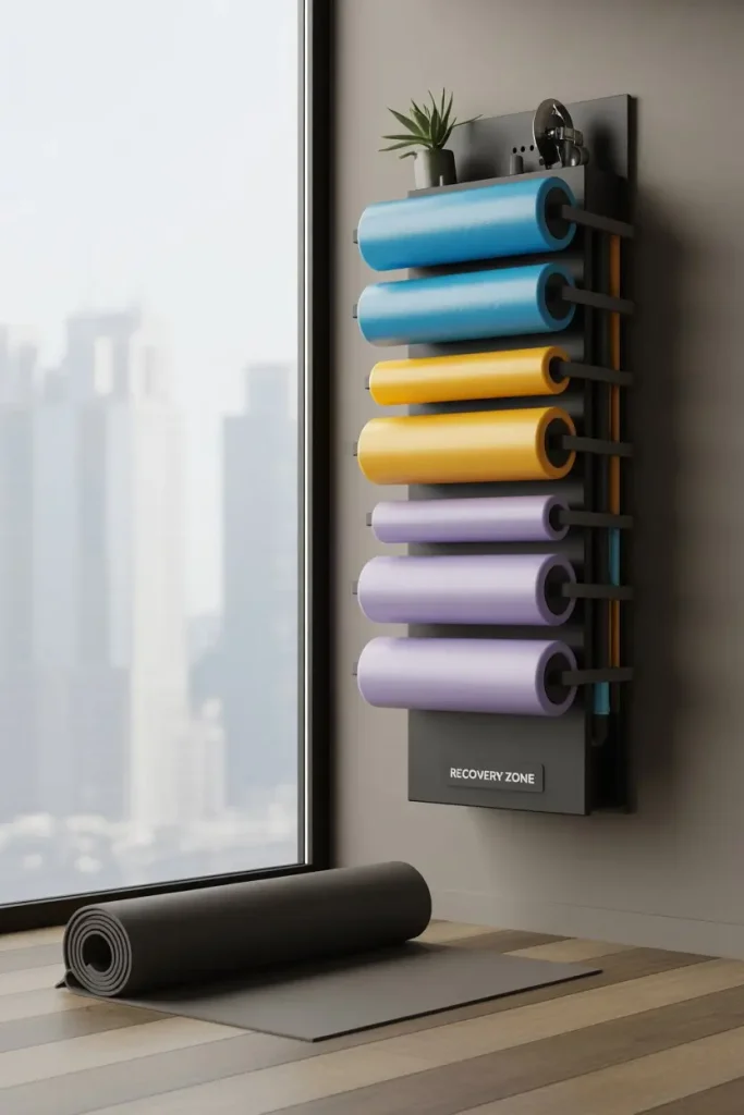 Wall-Mounted Racks for Easy Access