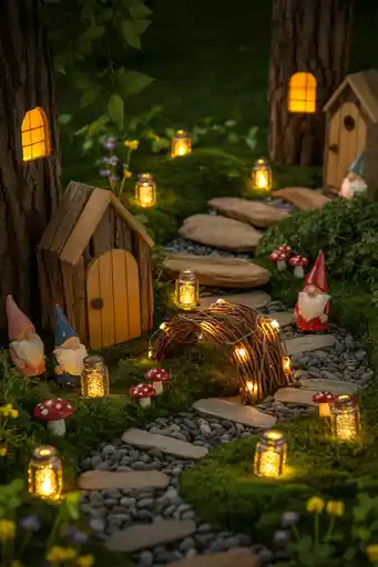 Add Gnome Lanterns for Nighttime Magic