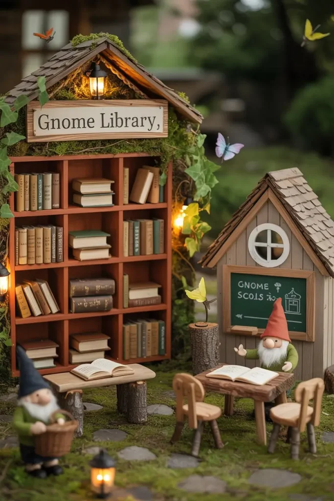 Build a Gnome Library or School
