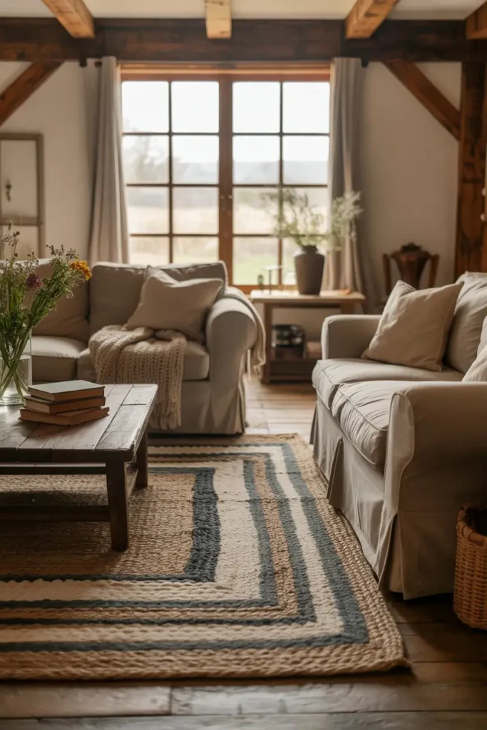 Cozy Rugs That Anchor the Space
