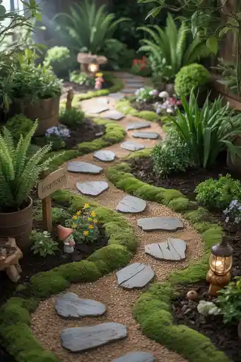 Create Mossy Pathways for Gnomes to Wander