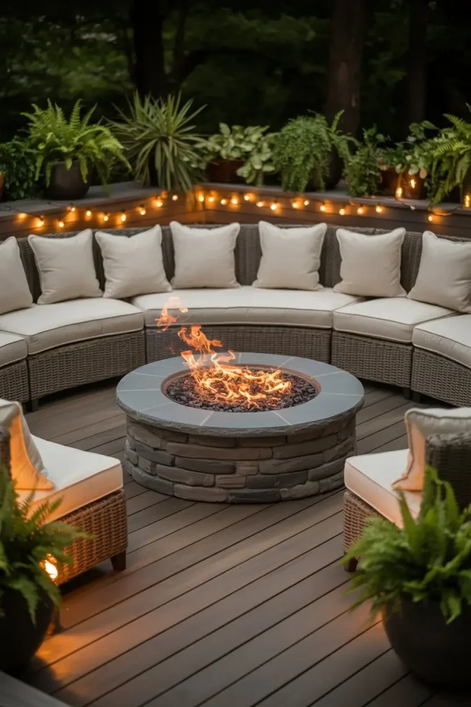 Fire Pit Seating Layout