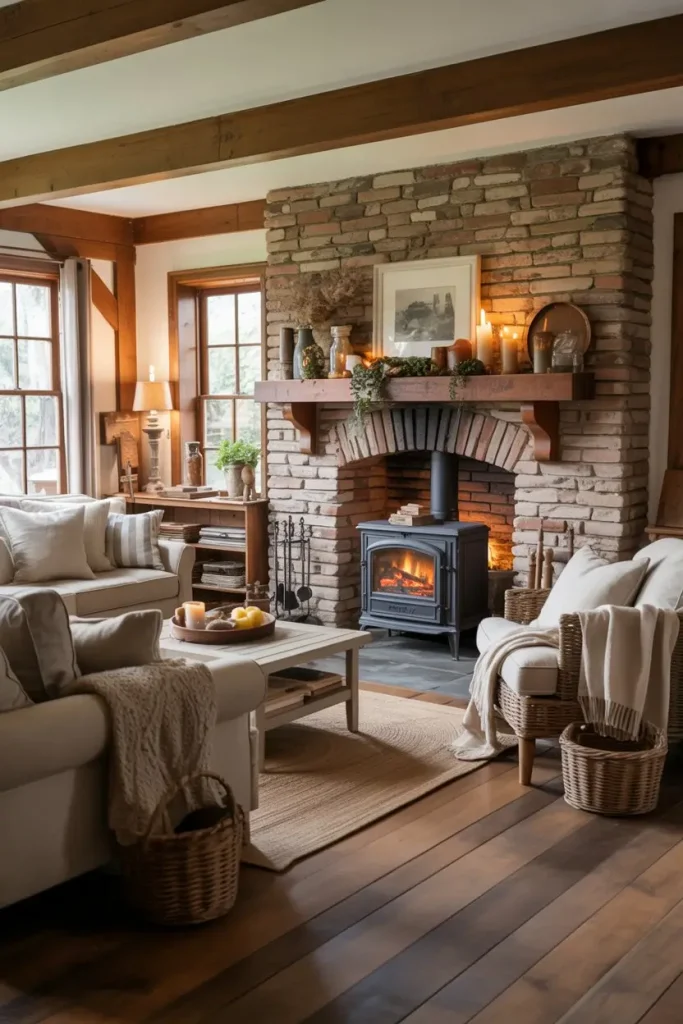 Fireplaces as the Heart of the Room