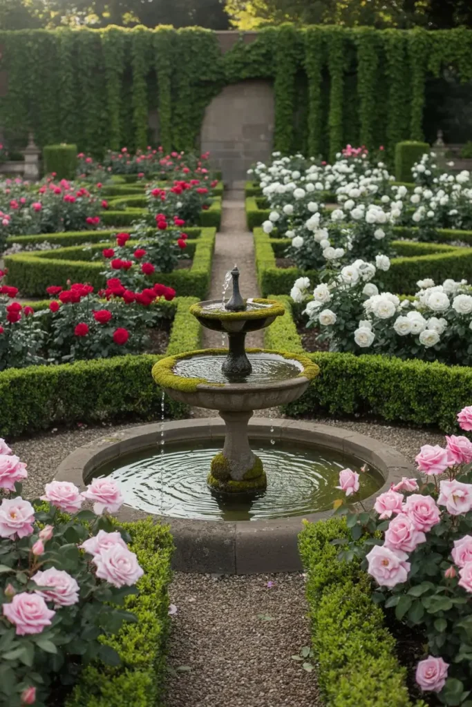 Formal Rose Beds for a Classic Look