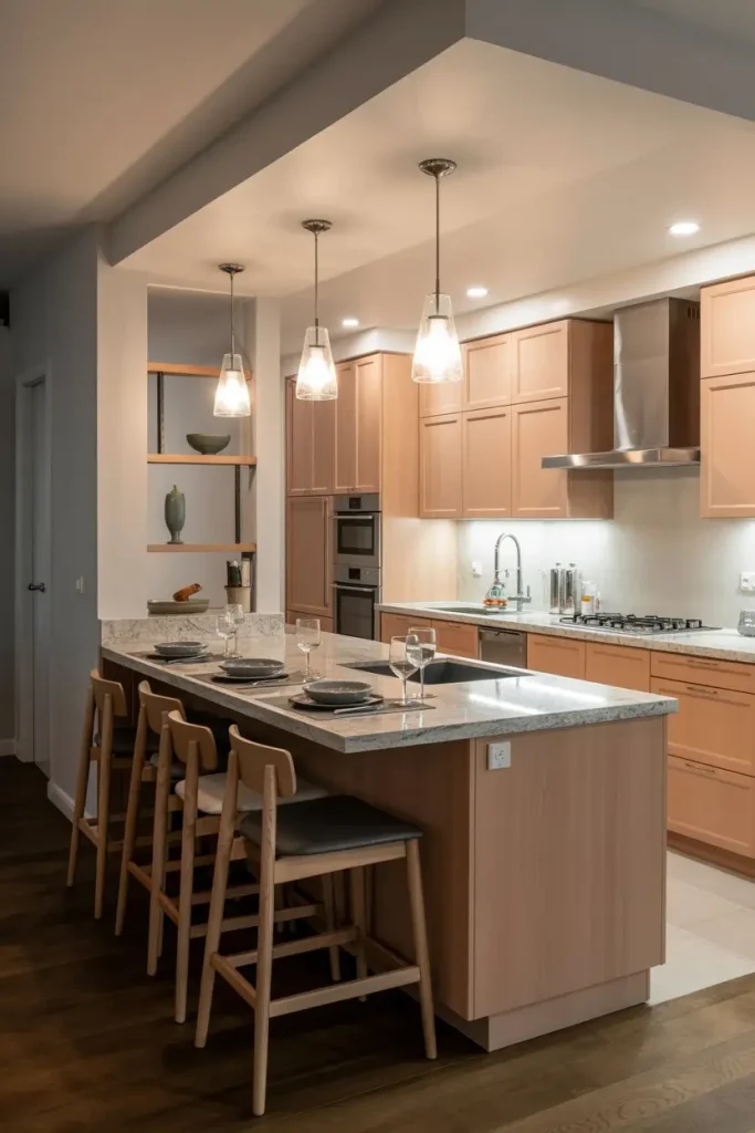 Integrated Breakfast Bar on the Peninsula