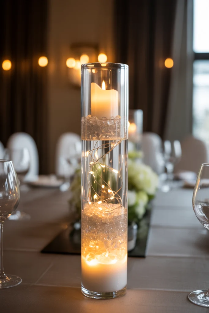 Layered Lights with Decorative Fillers