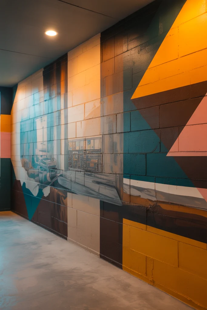 Mural-Style Painting for Artistic Flair