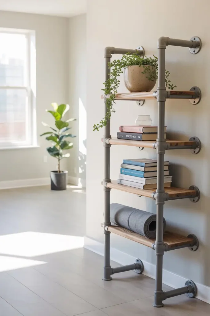 PVC Pipe Wall-Mounted Storage Ideas