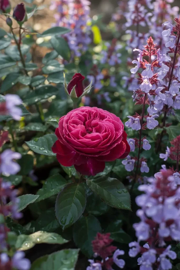 Roses with Perennial Companions