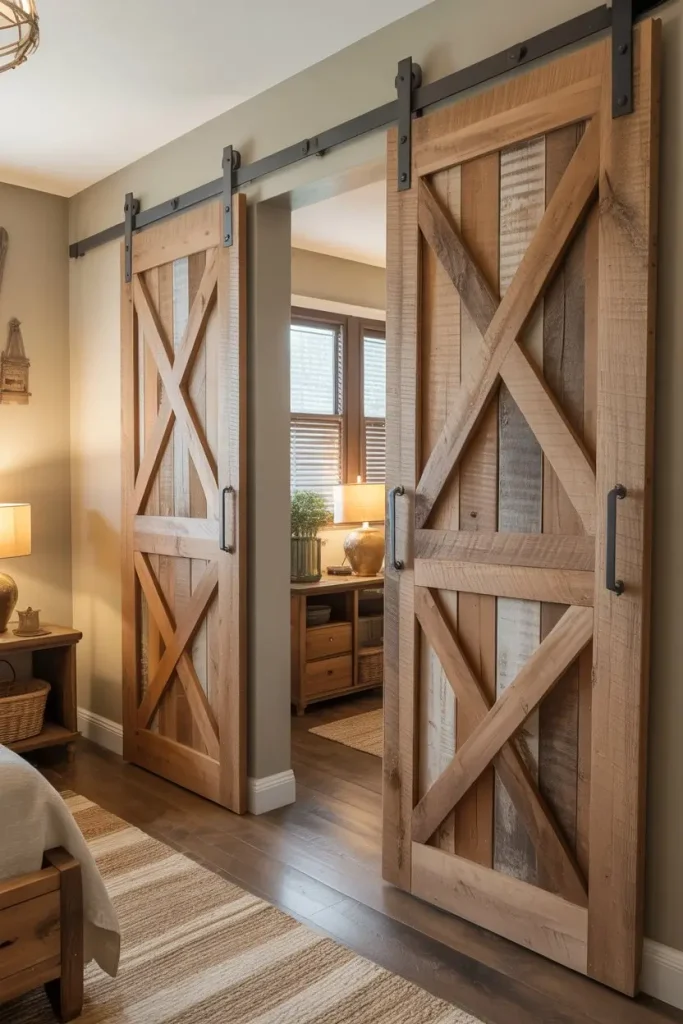 Rustic Barn-Style Sliding Doors
