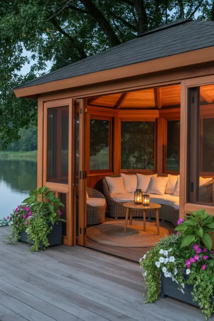 Screened Gazebo Ideas for Insect-Free Comfort