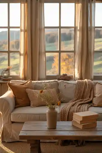 Soft Window Treatments to Enhance Natural Light