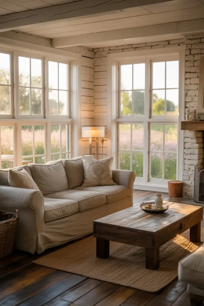 Whitewashed Walls for Timeless Appeal