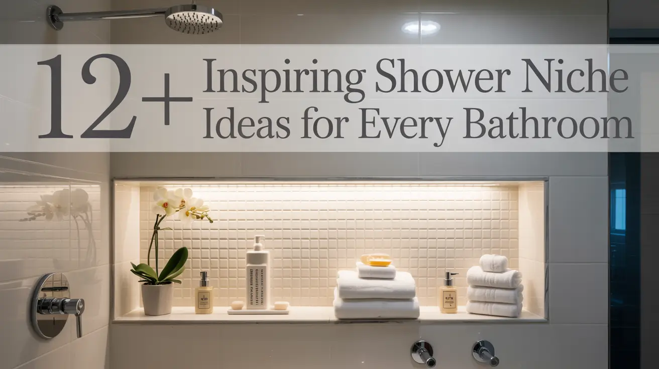 12 inspiring shower niche ideas for every bathroom