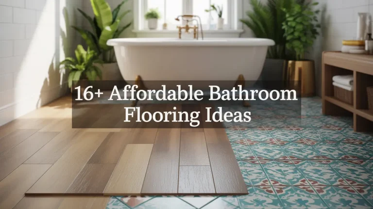 16+ Affordable Bathroom Flooring Ideas
