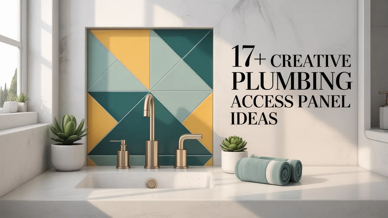 17+ Creative Plumbing Access Panel Ideas