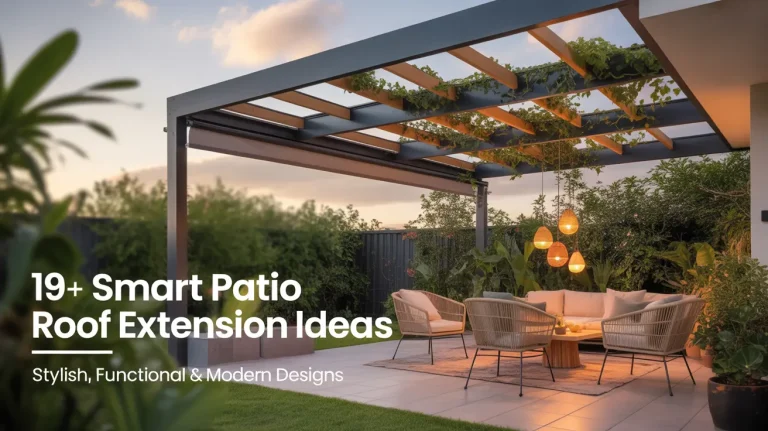19+ Smart Extension Ideas for Patio Roofs