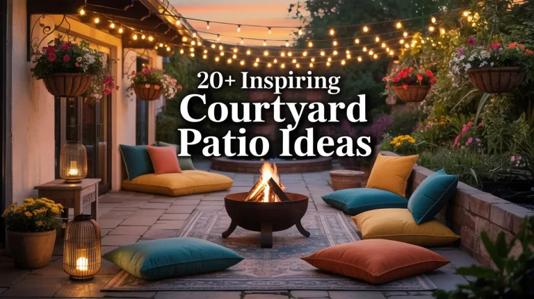 20+ Inspiring Courtyard Patio Ideas to Transform Your Space