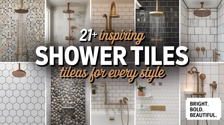 21+ Inspiring Shower Tile Ideas for Every Style
