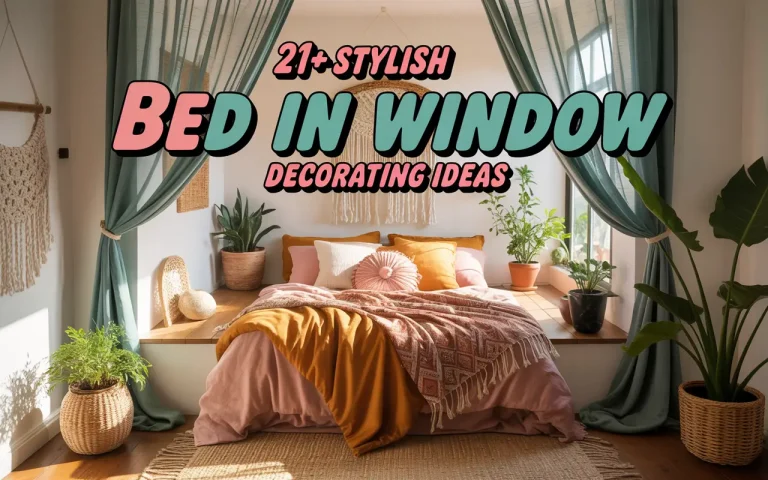 21+ Stylish Bed in Window Decorating Ideas