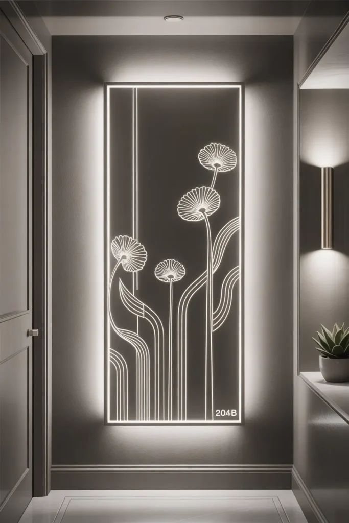 Acrylic Panels With Etched Designs