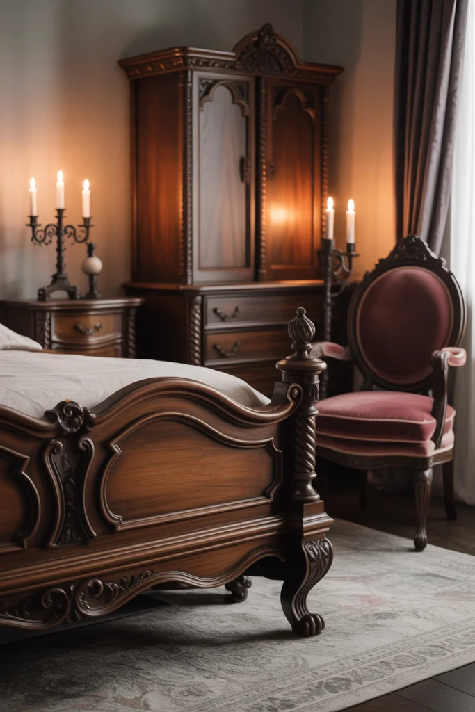 Add Curvy, Carved Furniture to Tell a Story