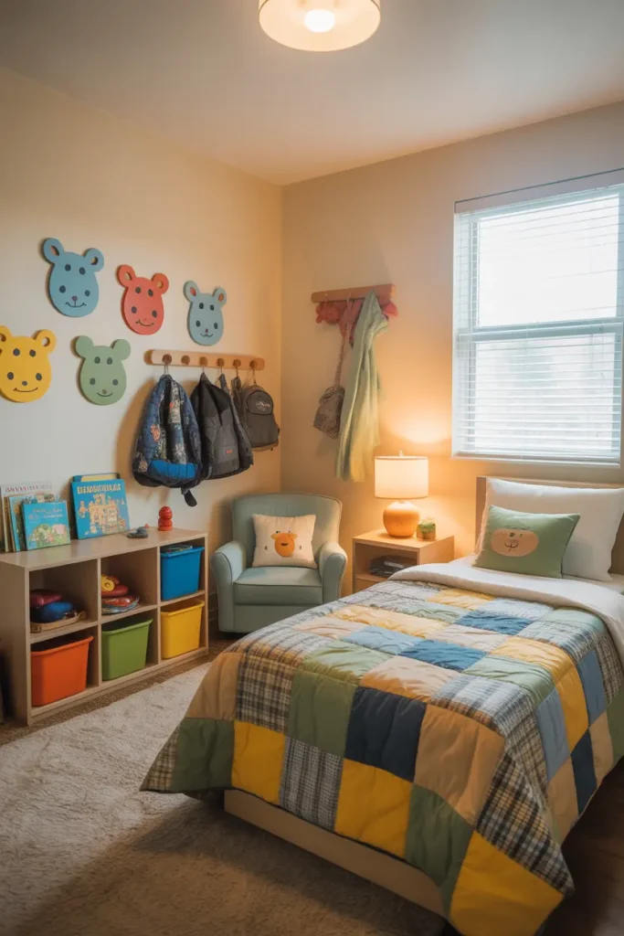 Add Hooks and Hangers at Child Height