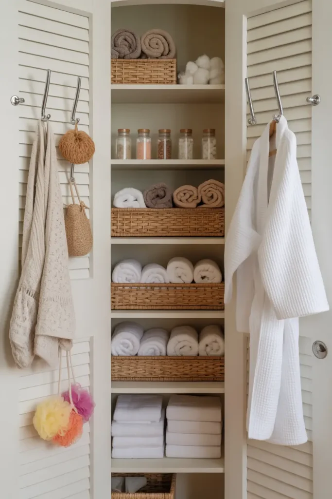Add Hooks and Pegs for Hanging Items
