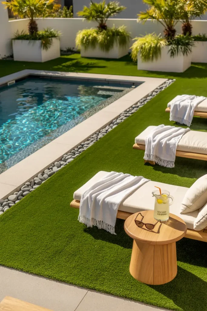 Add Turf Around the Pool Deck