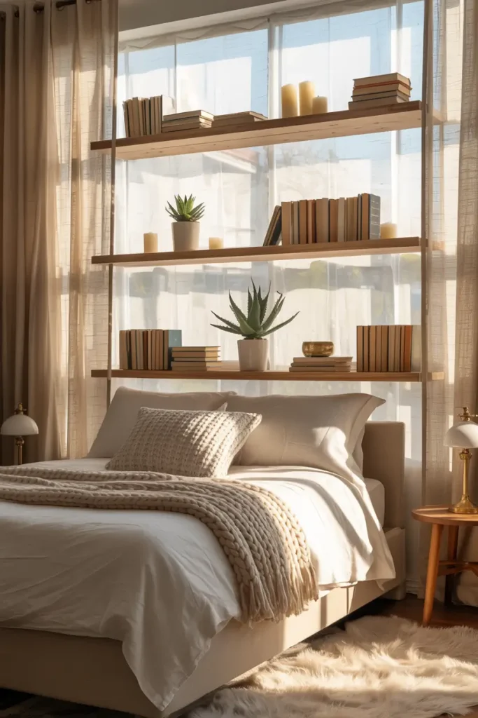 Add Window Shelves for Style and Storage