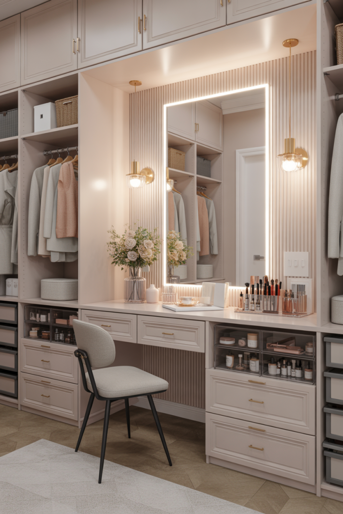 Add a Built-In Vanity Area