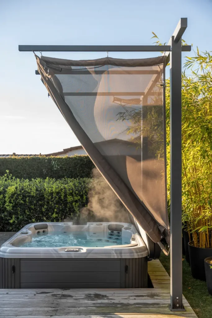Add a Retractable Privacy Screen