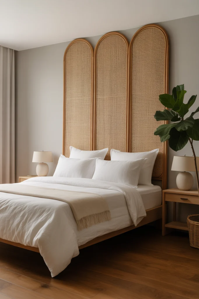Add a Tall King Headboard to Fill the Space