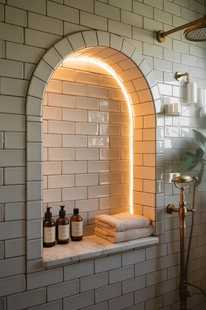 Arched Niches That Soften the Space
